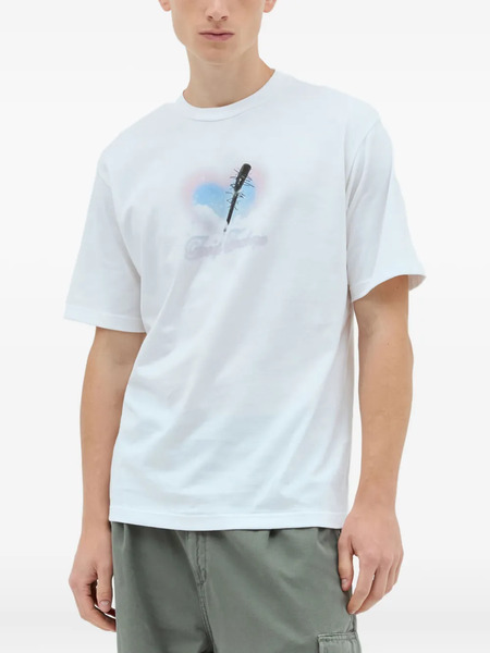  Ice & Techno Camiseta Nail Bat - Blanco 