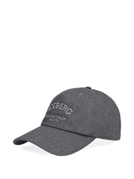  Iceberg Gorra Bordada - Gris 