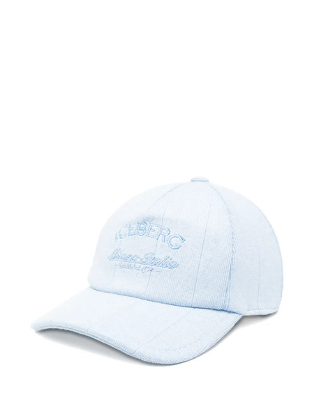 Iceberg Gorra Con Logo Bordado - Azul 