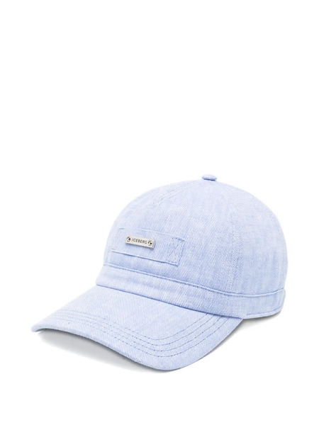  Iceberg Gorra Con Placa Del Logo - Azul 
