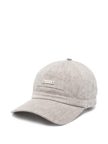  Iceberg Gorra Con Placa Del Logo - Neutro 