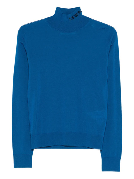  Iceberg Jersey Con Cuello Alto - Azul 