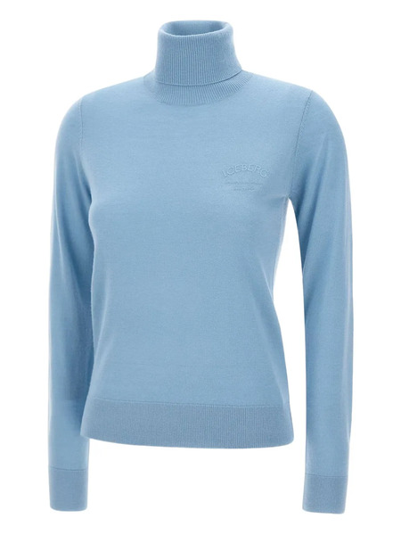  Iceberg Jersey Con Logo Bordado - Azul 