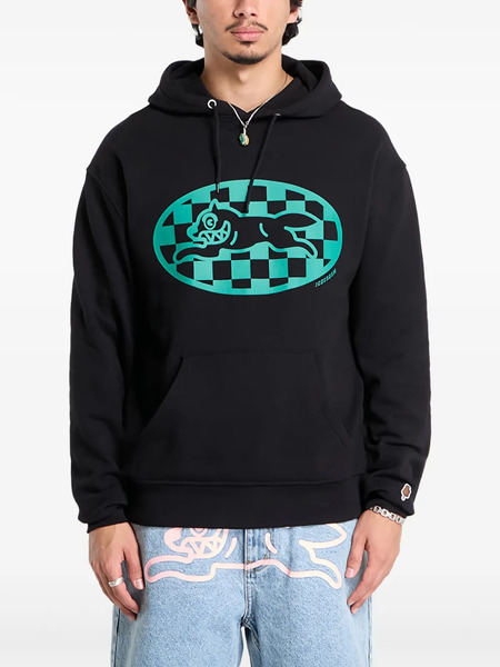  Icecream Sudadera De Algodón Con Capucha - Negro 