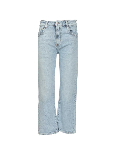  Icon Denim Vaqueros Capri Mimi Con Cinco Bolsillos - Azul 