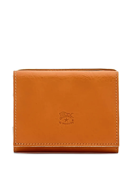  Il Bisonte Cartera Granulada Plegable - Marrón 