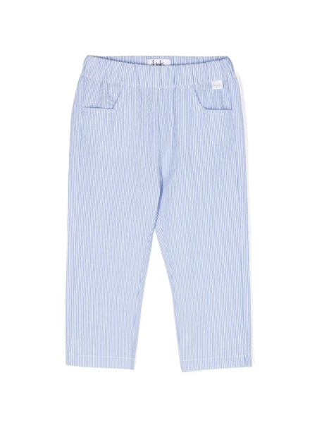  Il Gufo Pantalones A Rayas - Azul 