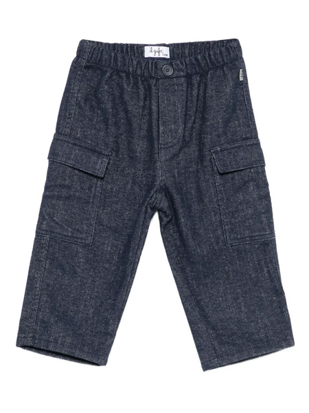 Il Gufo Pantalones Cargo - Azul 