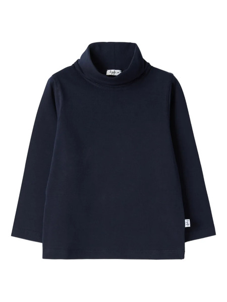  Il Gufo Top Con Cuello Vuelto - Azul 