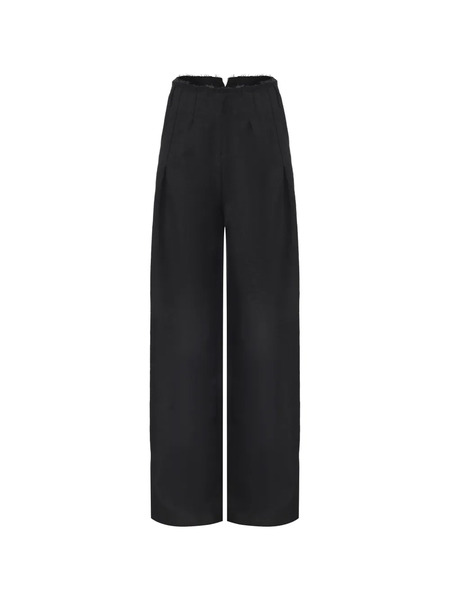  Ili Node Pantalones Delia Con Pinzas - Negro 