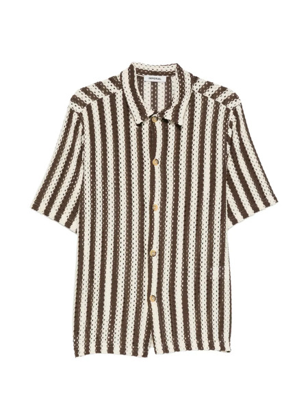  Imperial Camisa A Rayas Verticales - Marrón 