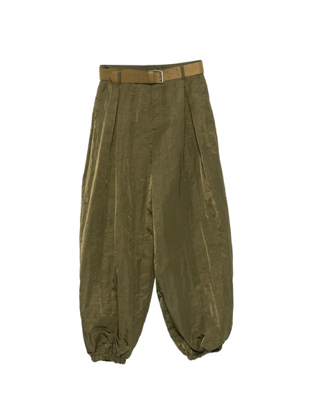  Imperial Pantalones Con Cinturón - Verde 