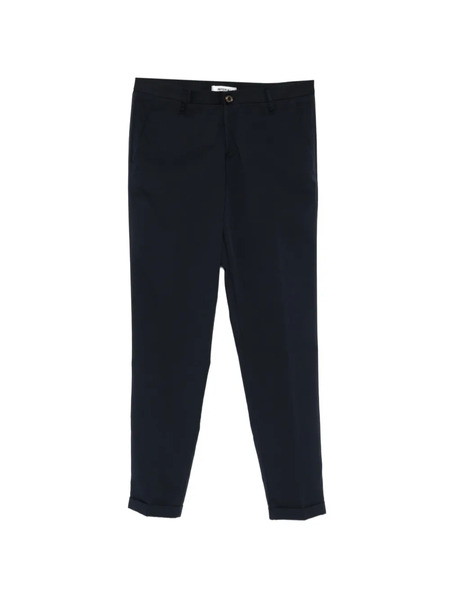  Imperial Pantalones Con Dobladillo Ajustado - Azul 