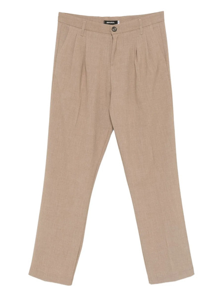  Imperial Pantalones Con Pinzas - Neutro 
