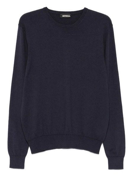  Imperial Sudadera Con Cuello Redondo - Azul 
