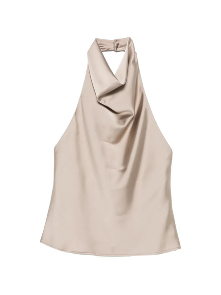  Imperial Top Con Cuello Halter - Neutro 
