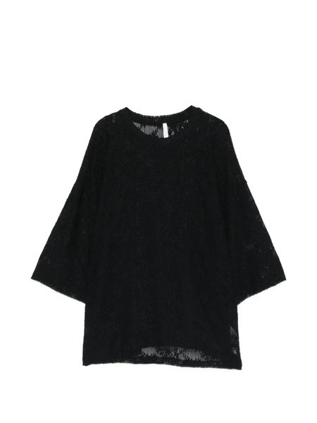  Imperial Top De Encaje - Negro 
