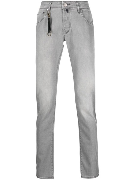  Incotex Vaqueros Rectos De Corte Regular - Gris 