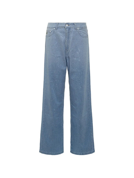  Iois Vaqueros Con Motivo Dip Dye - Azul 