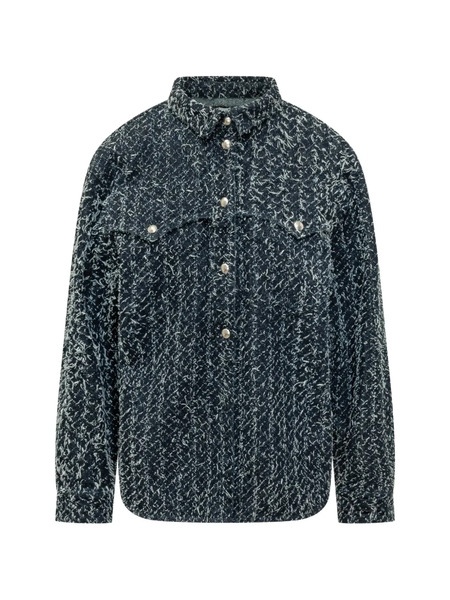 Iro Camisa Con Bolsillo - Azul 