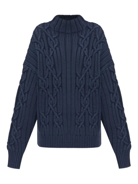  Iro Jersey Novani Con Cuello Alto - Azul 