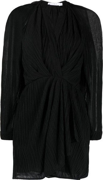  Iro Minivestido Drapeado - Negro 