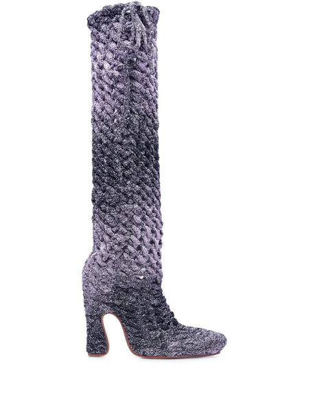  Isa Boulder Botas De Punto - Morado 