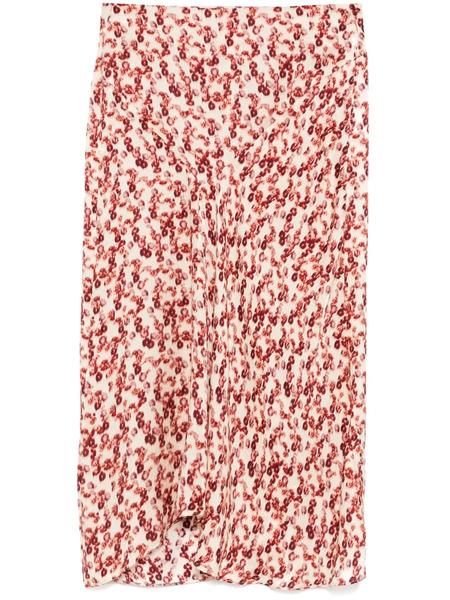 Isabel Marant Falda Midi Lisanne - Neutro 