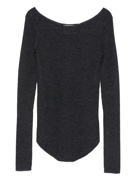  Isabel Marant Jersey Con Cuello Barco - Gris 