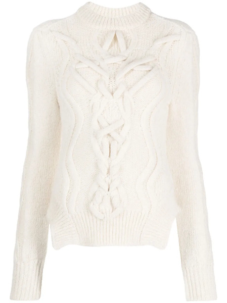  Isabel Marant Jersey Elvy - Neutro 