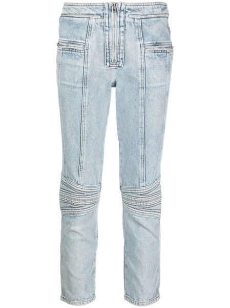  Isabel Marant Vaqueros Capri Con Cremallera - Azul 