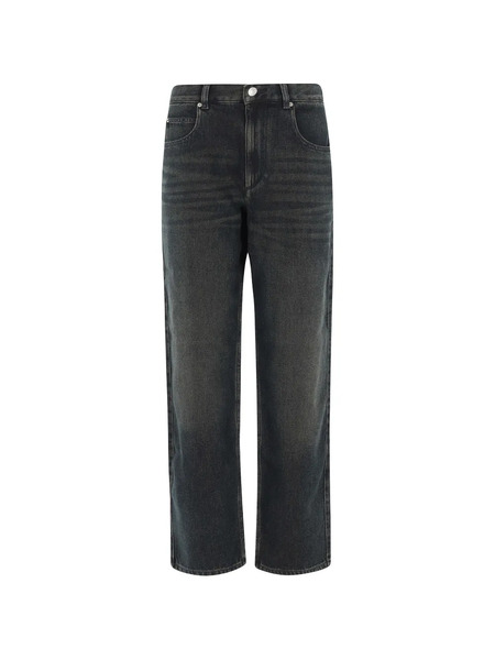  Isabel Marant Vaqueros Rectos - Azul 