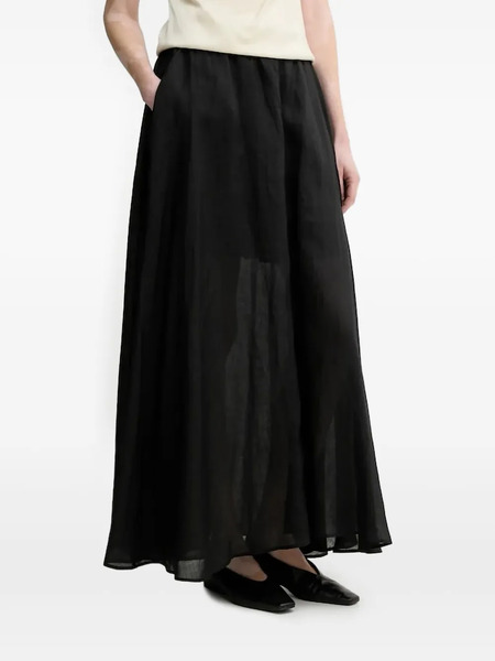  Isabelle Blanche Falda Acampanada - Negro 