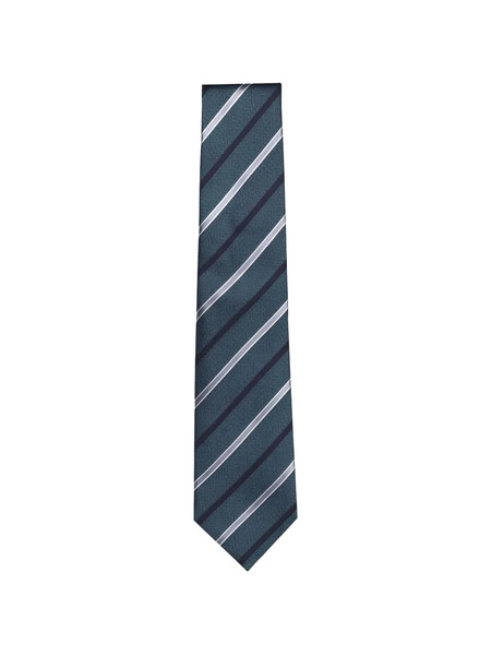  Isaia Corbata A Rayas - Verde 