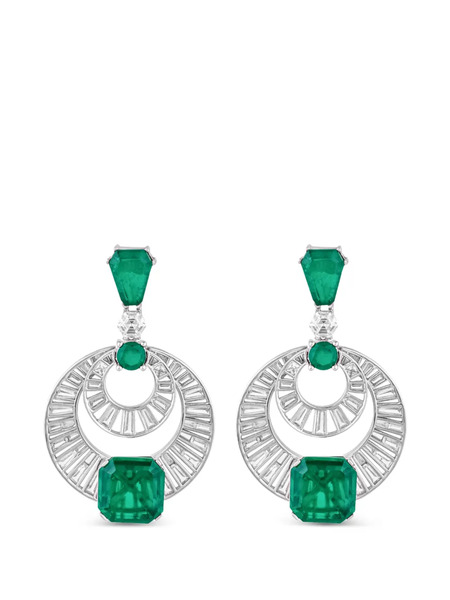  Isharya Pendientes Doublet Moon Bali - Plateado 