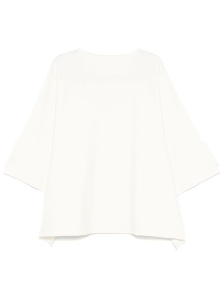  Issey Miyake Jersey Square Rib Ap - Blanco 