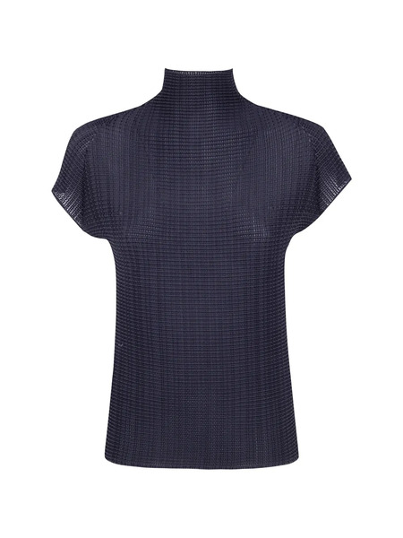  Issey Miyake Top Con Efecto Plisado - Azul 