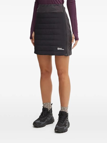  Jack Wolfskin Minifalda Alpspitze Acolchada - Negro 