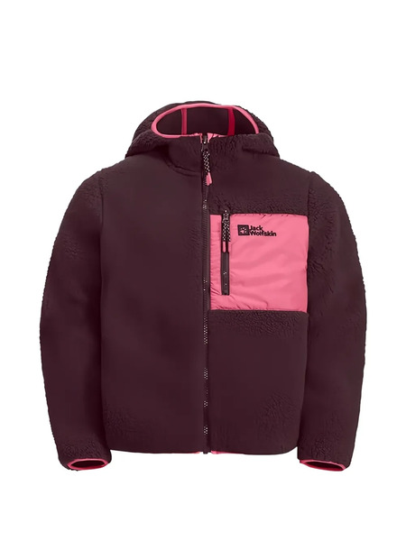  Jack Wolfskin Sudadera Ice Curl Con Capucha - Morado 