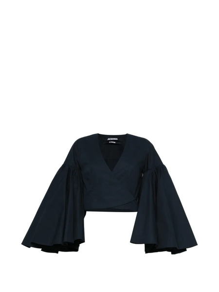  Jacquemus Blusa Corta - Azul 