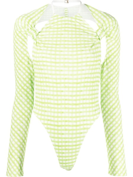  Jacquemus Body A Cuadros - Verde 