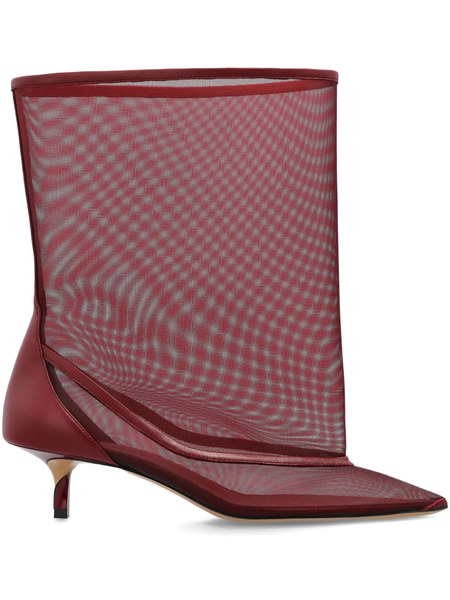  Jacquemus Botas The Tourni De Malla - Rojo 