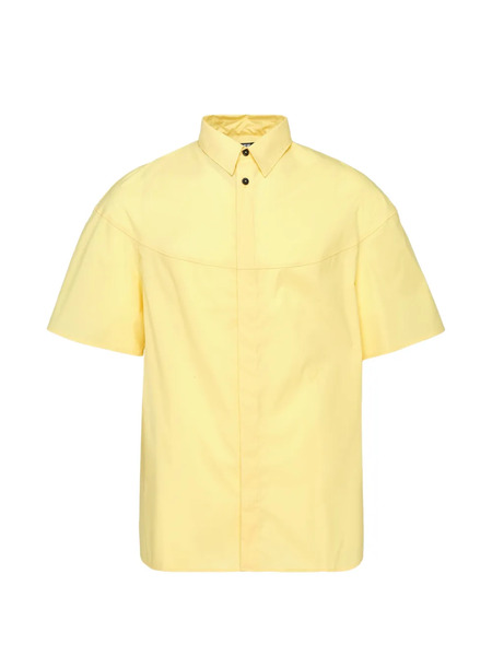  Jacquemus Camisa La Chemise Atelier Manches Courtes - Amarillo 