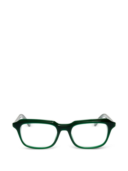  Jacquemus Gafas Citta Con Montura Angular - Verde 