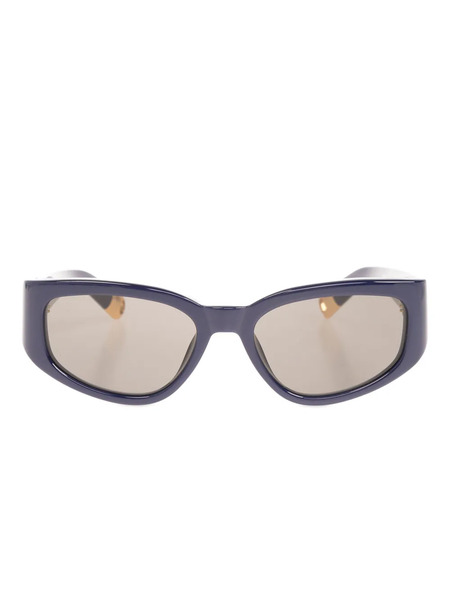  Jacquemus Gafas De Sol Con Logo Estampado - Azul 