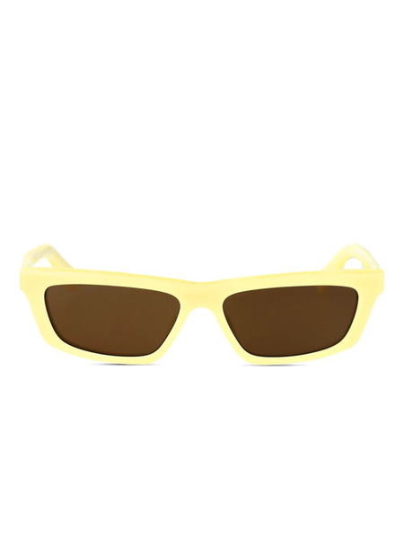  Jacquemus Gafas De Sol Con Montura Rectangular - Amarillo 