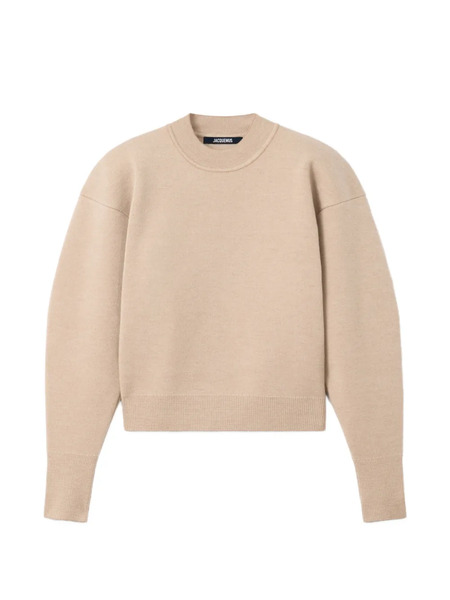  Jacquemus Jersey Con Logo Bordado - Neutro 