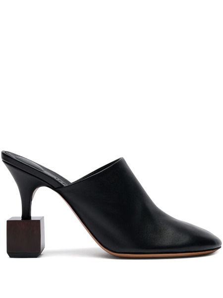  Jacquemus Mules Con Puntera En Punta - Negro 