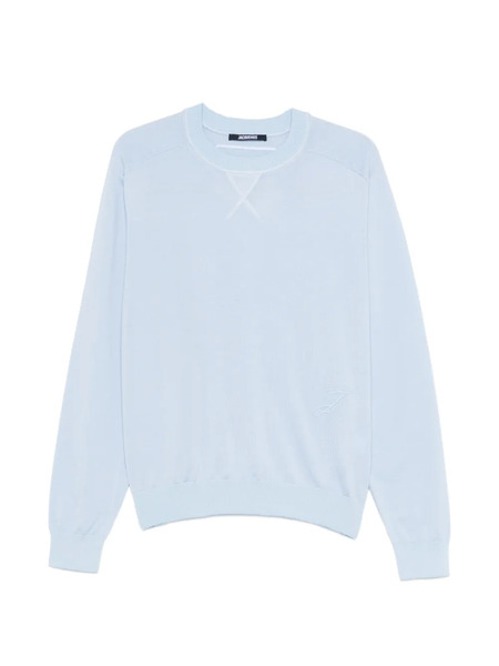  Jacquemus Top Con Logo Bordado - Azul 