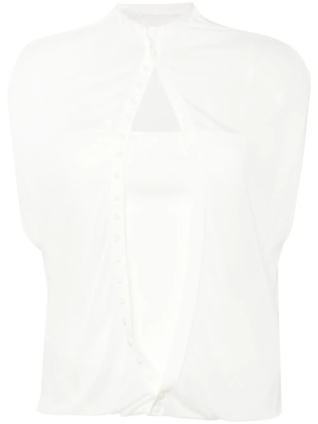  Jacquemus Top Le Haut Capa De Punto - Blanco 